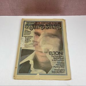 Vintage Rolling Stone Magazine Elton John George Harrison November 21, 1974